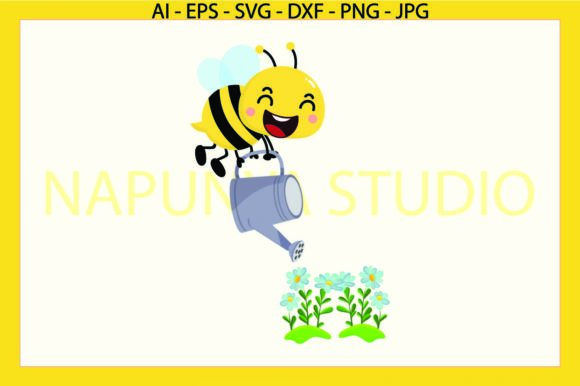 Bee, Flowers Svg, Animals: Fresh Graphics for Spring Illustrations