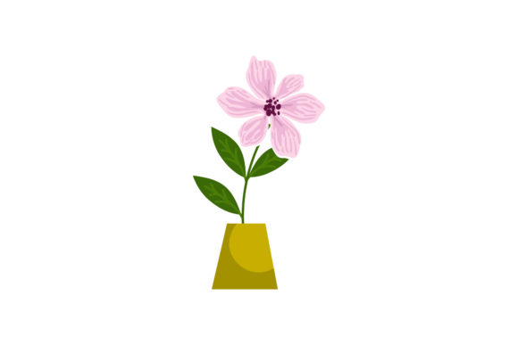 Botanical Floral Pot Vector Icons: Graphics and Illustrations for Editors
