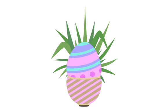 Easter Eggs Design Style Floral Graphics Freebie