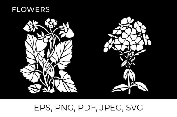 Floral Bundle Svg Cut File Graphics and Illustrations Review