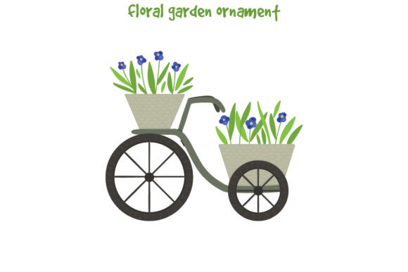 Floral Flower Garden Tree - Bike Graphics and Illustrations Review