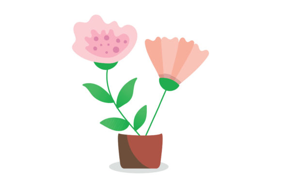 Floral Flower Vector Illustration 18 for Local Business Branding