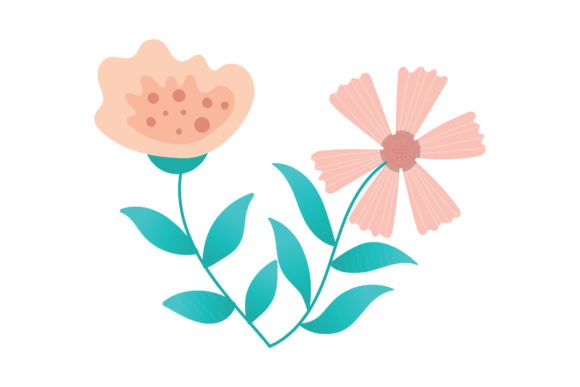 Floral Flower Vector Illustration 5 - A Versatile Graphic Design Asset