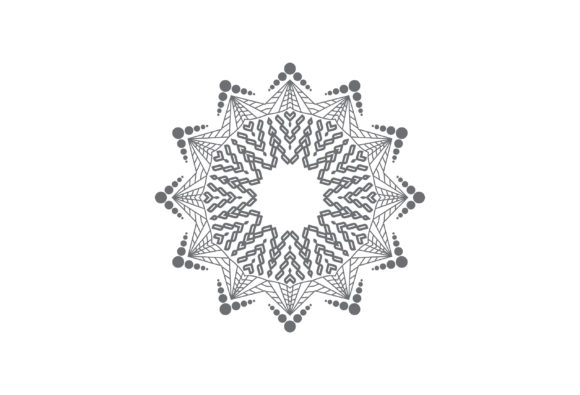 Floral Mandala Vector Ornaments Coloring Graphics and Illustrations Review