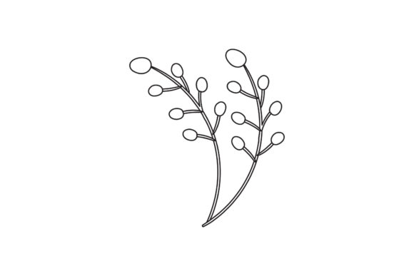 Icon Flowers Floral Line Style Graphics Freebie Review