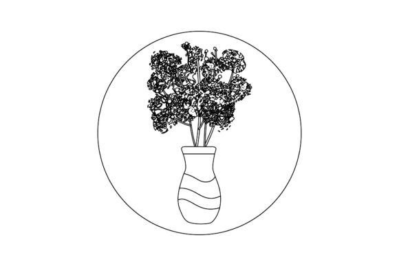 Icons Floral Line Style Graphics Freebie for Branding