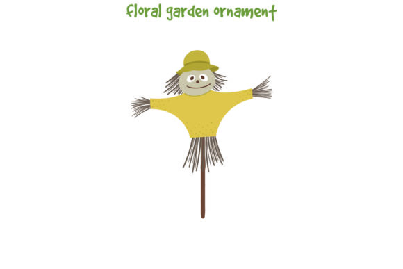 Scarecrow Garden Floral Graphics and Illustrations Review